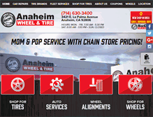 Tablet Screenshot of anaheimtire.net